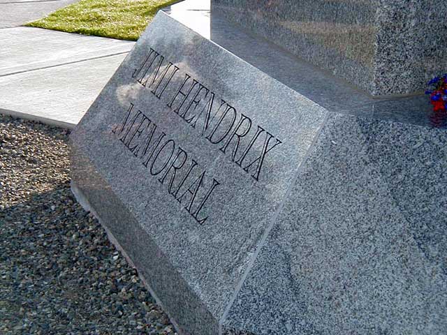 Hendrix Headstone #7 - Philip Nicholson - July 12, 2004